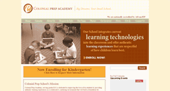 Desktop Screenshot of colonialprep.org